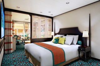 Suite cabin on Carnival Horizon