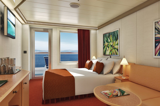 Balcony cabin on Carnival Sunrise