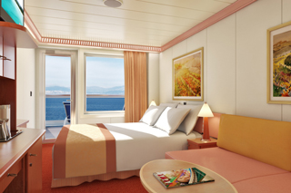 Balcony cabin on Carnival Triumph