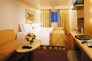 Oceanview cabin on Carnival Victory