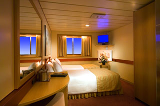 Oceanview cabin on Carnival Fantasy