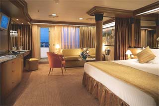Suite cabin on Carnival Fascination
