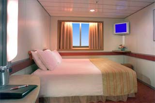 Oceanview cabin on Carnival Fascination
