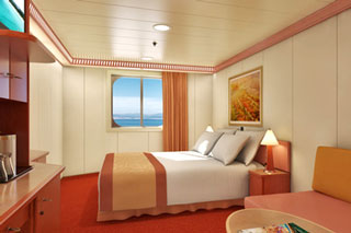Oceanview cabin on Carnival Glory