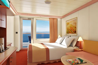 Balcony cabin on Carnival Glory