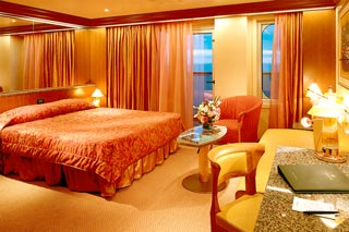 Suite cabin on Carnival Valor