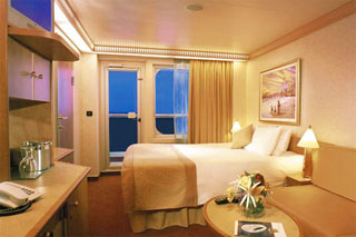 Balcony cabin on Carnival Splendor