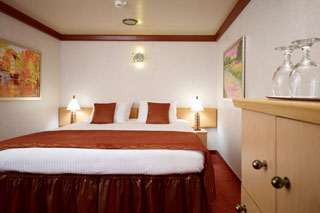 Inside cabin on Carnival Dream