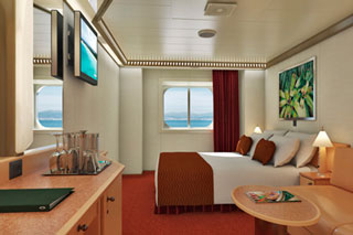Oceanview cabin on Carnival Magic