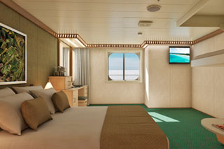 Oceanview cabin on Carnival Magic
