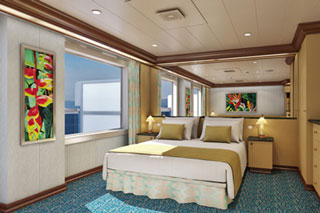Suite cabin on Carnival Magic