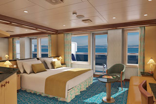 Suite cabin on Carnival Magic