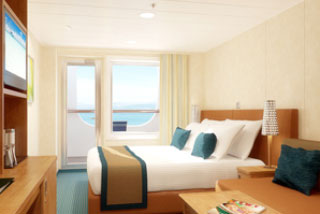 Balcony cabin on Carnival Breeze