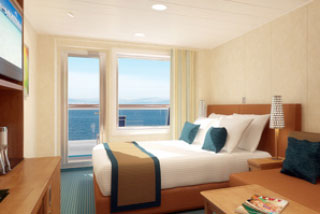 Balcony cabin on Carnival Breeze