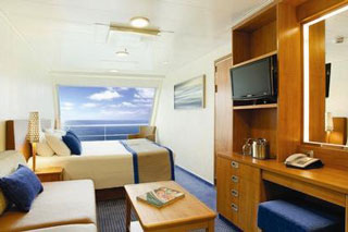 Oceanview cabin on Carnival Sunshine