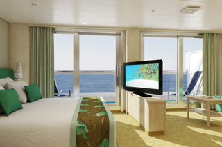 Suite cabin on Carnival Sunshine