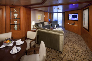 Suite cabin on Celebrity Constellation