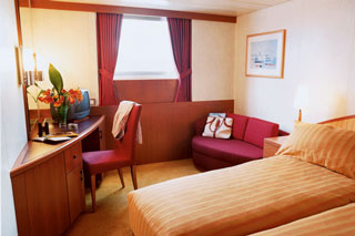 Oceanview cabin on Celebrity Xpedition