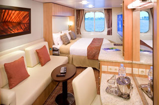 Oceanview cabin on Celebrity Solstice