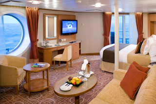 Suite cabin on Celebrity Solstice