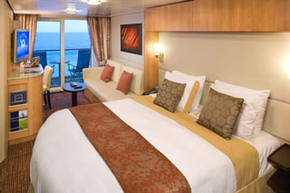 Balcony cabin on Celebrity Silhouette