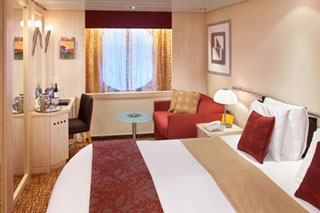 Oceanview cabin on Celebrity Reflection