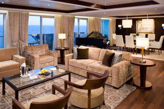 Suite cabin on Celebrity Reflection