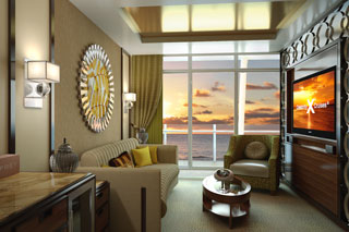 Suite cabin on Celebrity Reflection