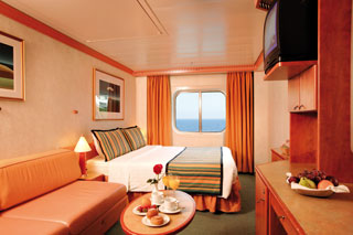 Oceanview cabin on Costa Mediterranea