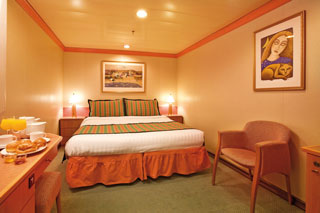 Inside cabin on Costa Mediterranea