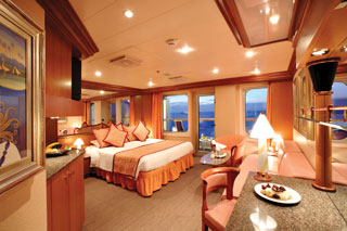 Suite cabin on Costa Magica