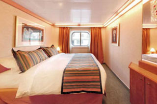 Oceanview cabin on Costa Luminosa