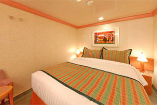 Inside cabin on Costa Pacifica