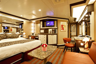 Suite cabin on Costa Deliziosa