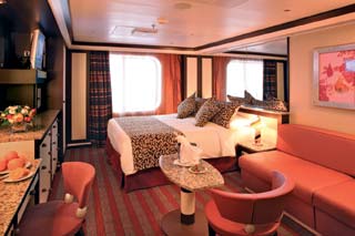 Suite cabin on Costa Favolosa