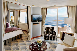 Suite cabin on Crystal Serenity