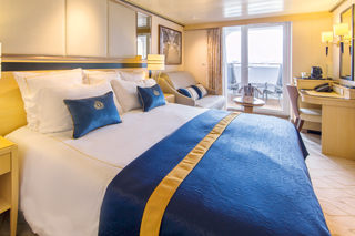 Balcony cabin on Queen Mary 2