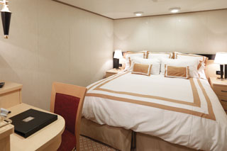 Inside cabin on Queen Elizabeth