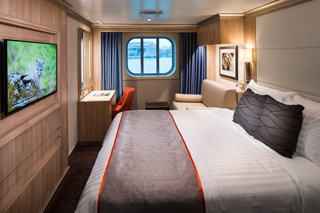 Oceanview cabin on Nieuw Statendam