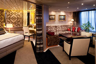 Suite cabin on Veendam