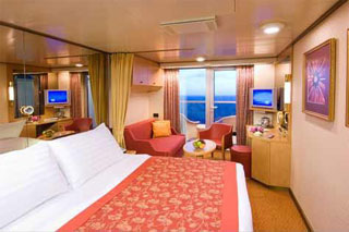 Suite cabin on Volendam