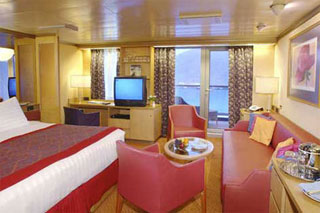 Suite cabin on Zuiderdam