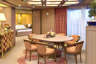 Suite cabin on Westerdam