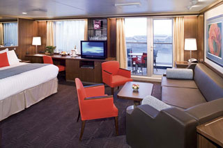Suite cabin on Nieuw Amsterdam