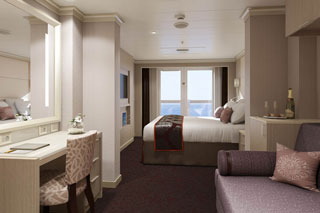 Suite cabin on Koningsdam