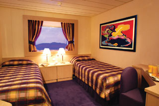 Oceanview cabin on MSC Lirica
