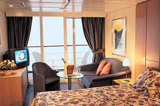 Suite cabin on MSC Sinfonia