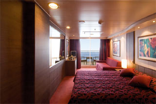 Suite cabin on MSC Musica