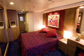Inside cabin on MSC Musica