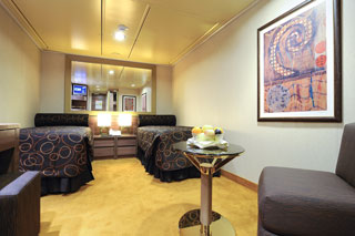 Inside cabin on MSC Fantasia